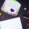 Airtight Watercolor Palette, Plastic Paint Palette with 16 Wells and 2 Mixing Areas, Folding Paint Tray with Lid, Suitable for Acrylic, Gouache and Watercolor